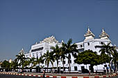 Yangon Myanmar. The City Hall from Mahabandoola Garden. 